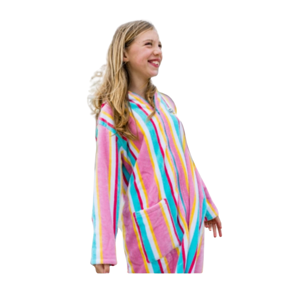 Candy Stripe Swim Gown