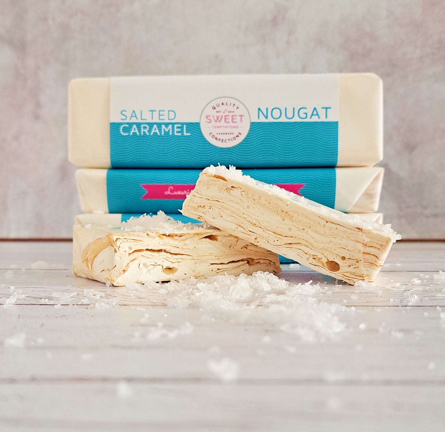 Salted Caramel Nougat Bar